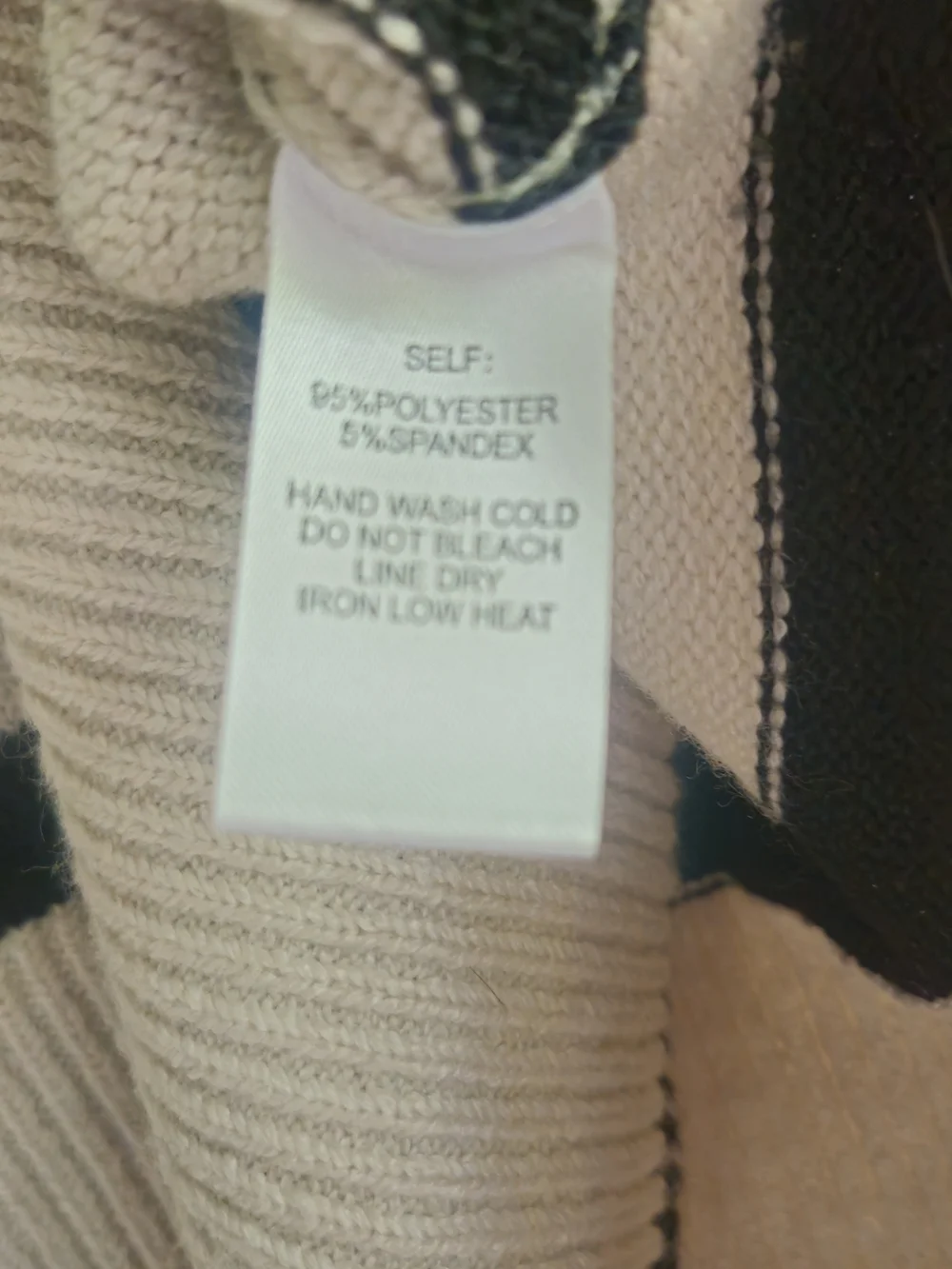 Vici Black and White Striped Turtleneck Sweater Sz Small - Picture 4 of 4